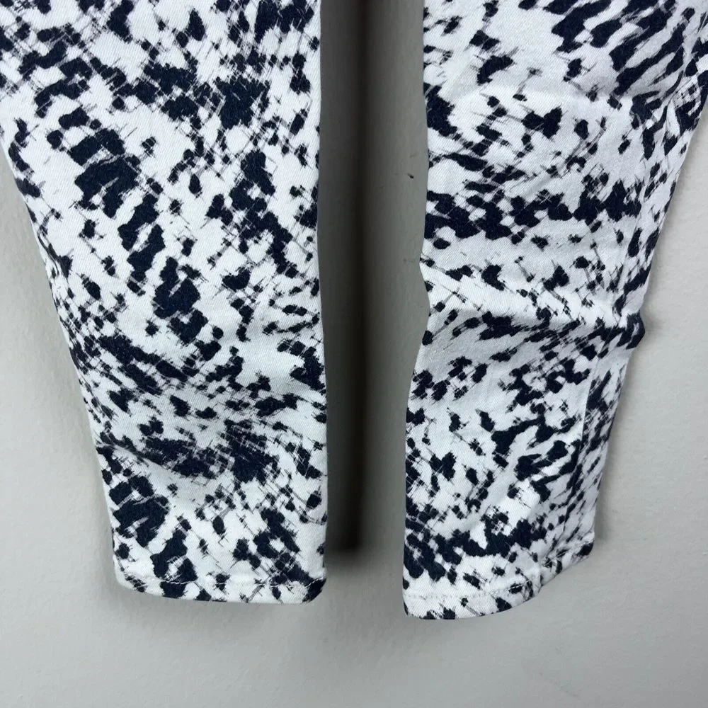 J Brand Women's Size 25 Super Skinny Labyrinth Print Pants